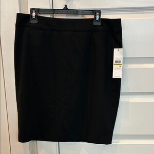 Calvin Klein Classic Black Pencil Skirt - Petite 14